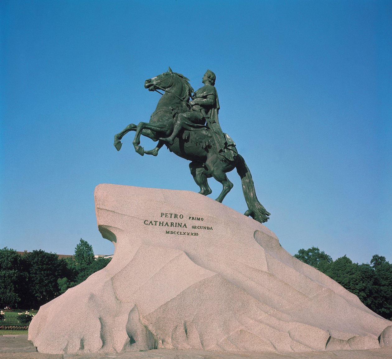 Equestrian Statue of Peter I (1672-1725) the Great, 1782 by Etienne Maurice Falconet