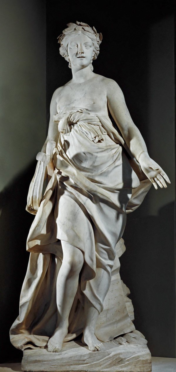 La musique - music, sculpture ordered by Mme by Etienne Maurice Falconet