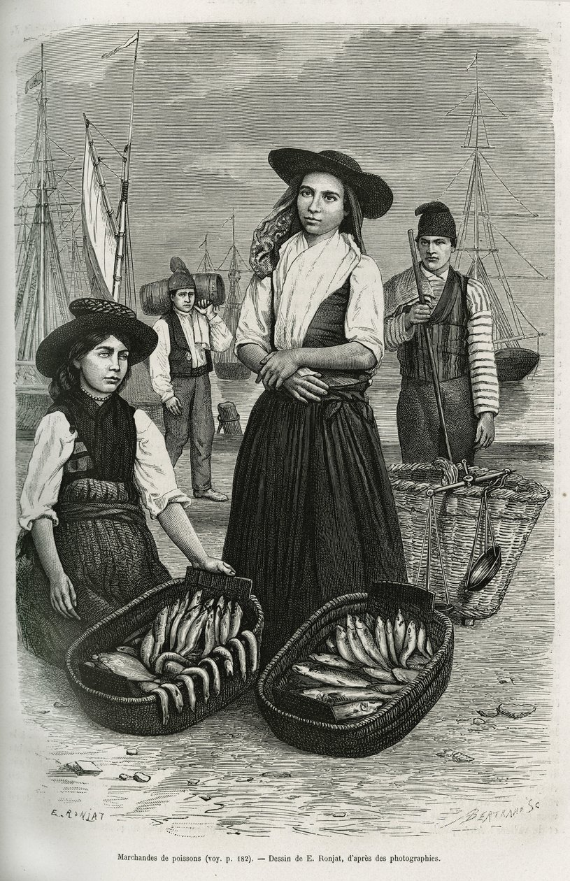 Fish Merchants in Traditional Women