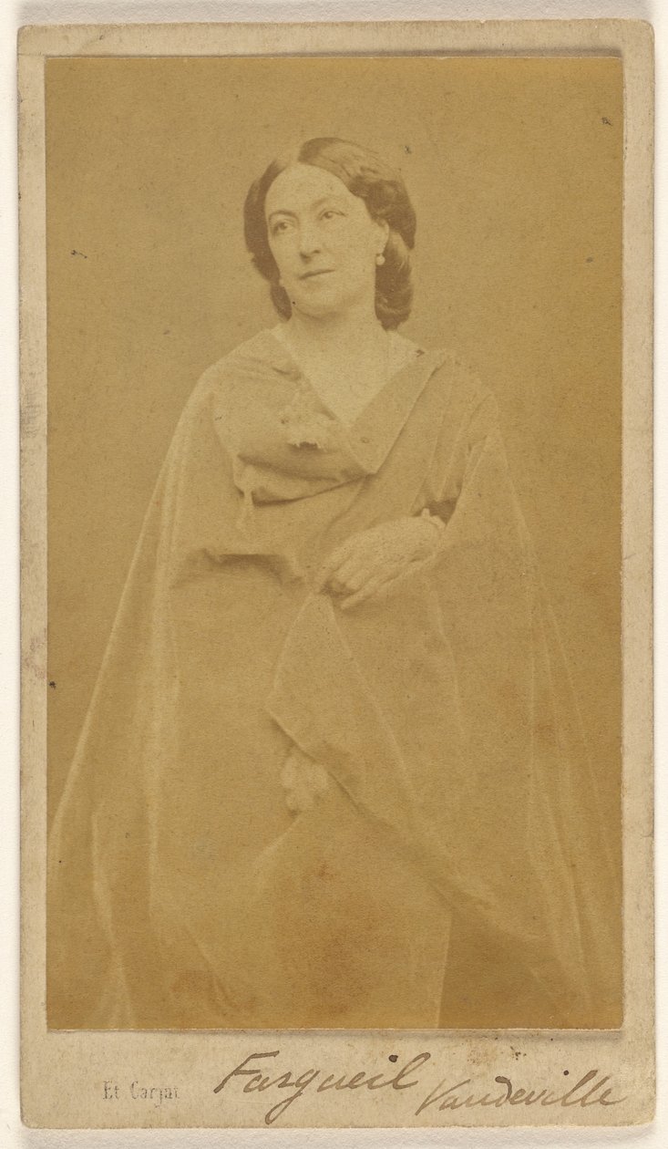 Anais Fargueil, Vaudeville by Etienne Carjat