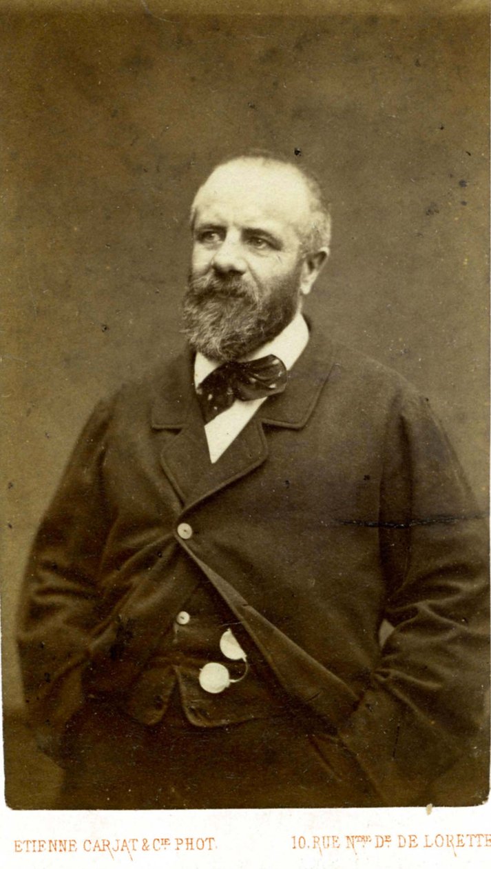 Eugène Pottier by Étienne Carjat by Etienne Carjat