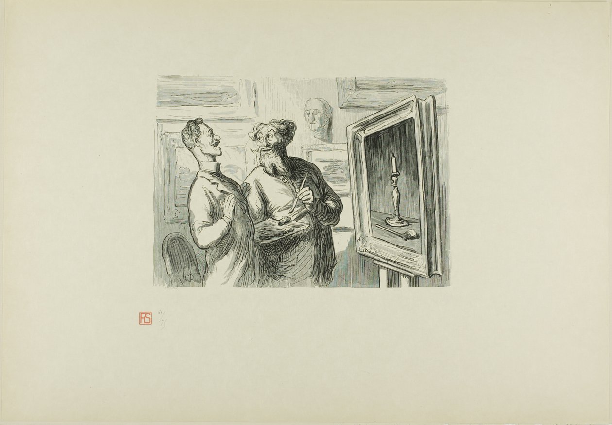 One Realist Will Always Find Another Realist who Admires His Work by Etienne Carjat