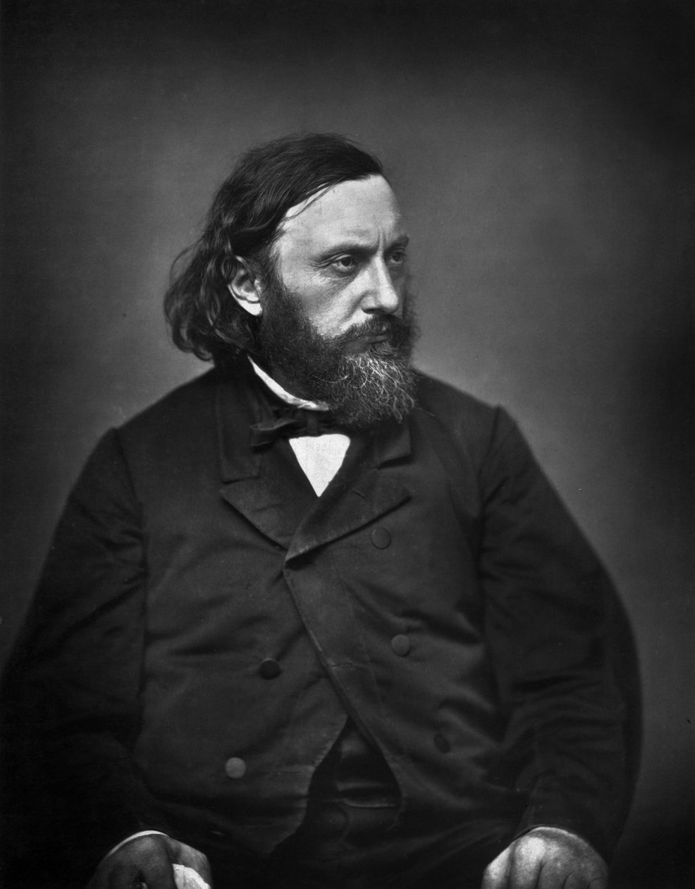 Pierre Dupont, French Poet, Photo by Carjat by Etienne Carjat