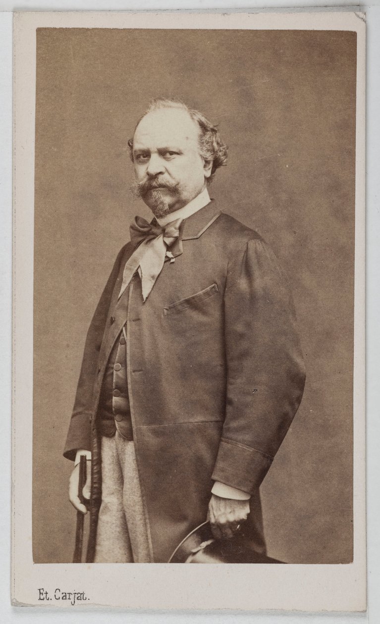 Portrait of Guiseppe Palizzi (1813-1887), Italian Painter by Etienne Carjat