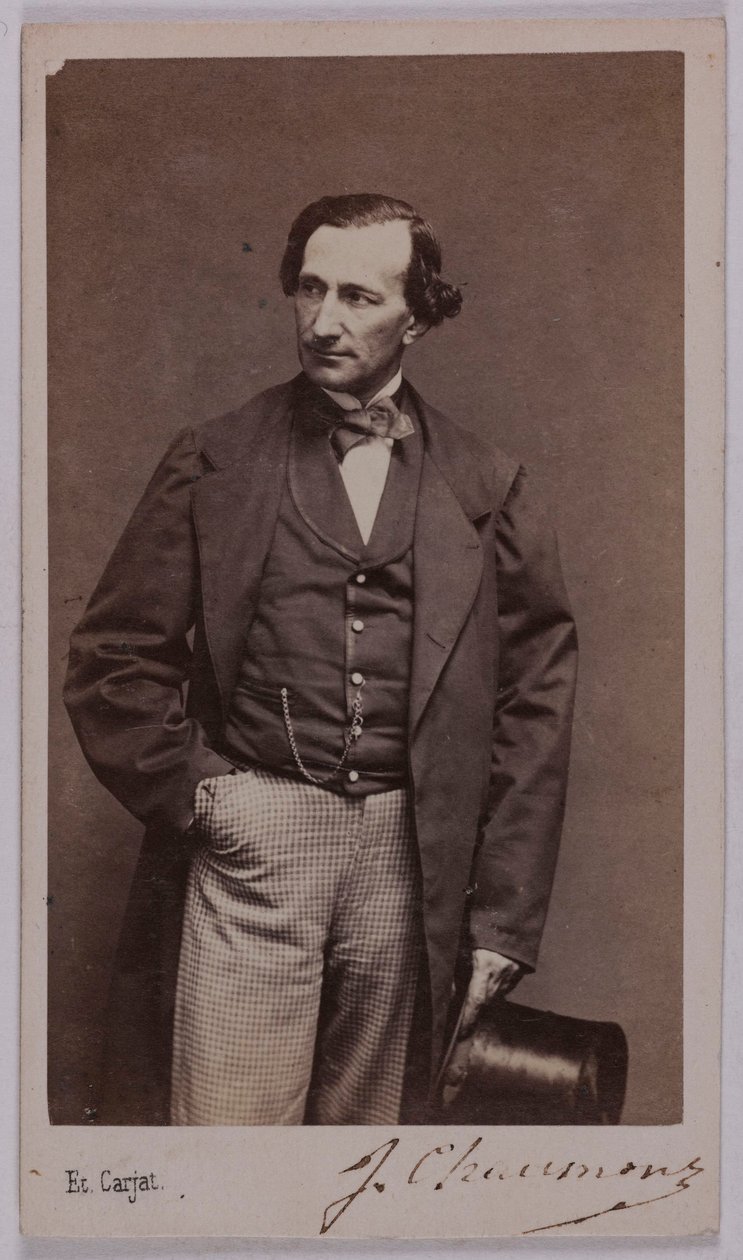 Portrait of Jules Chaumont ( -1866), (actor) by Etienne Carjat