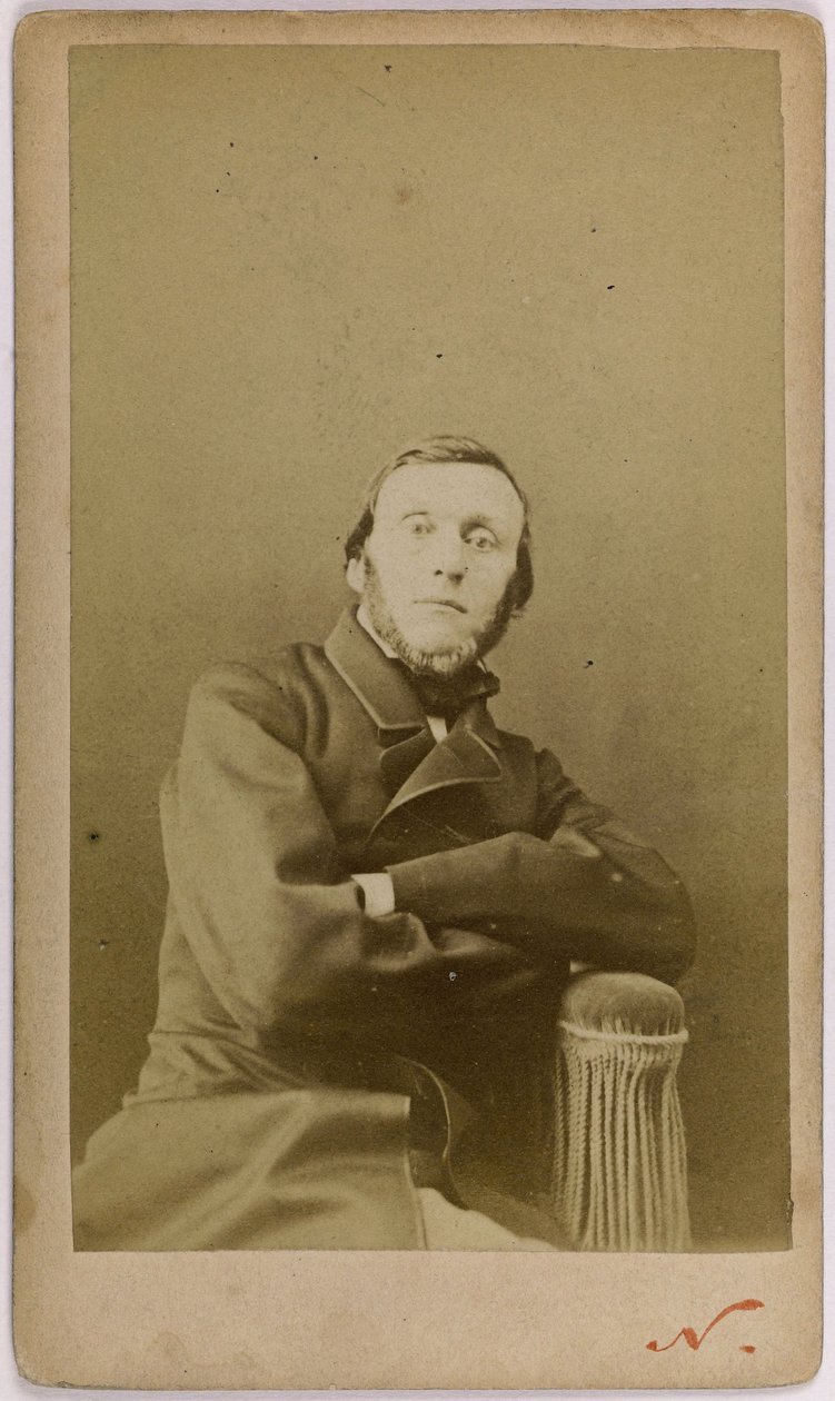 Portrait of Alphonse Peyrat (1812 - 1890), (journalist, politician) by Etienne Carjat