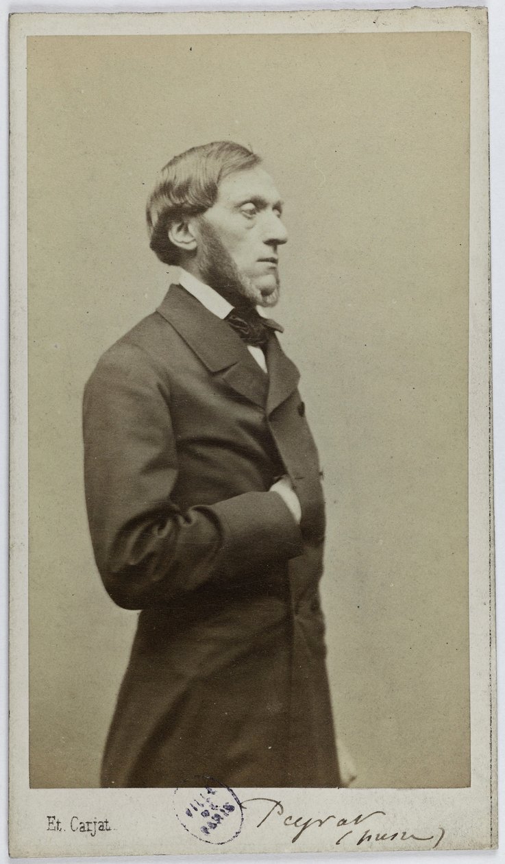 Portrait of Alphonse Peyrat (1812 - 1890), (journalist, politician) by Etienne Carjat