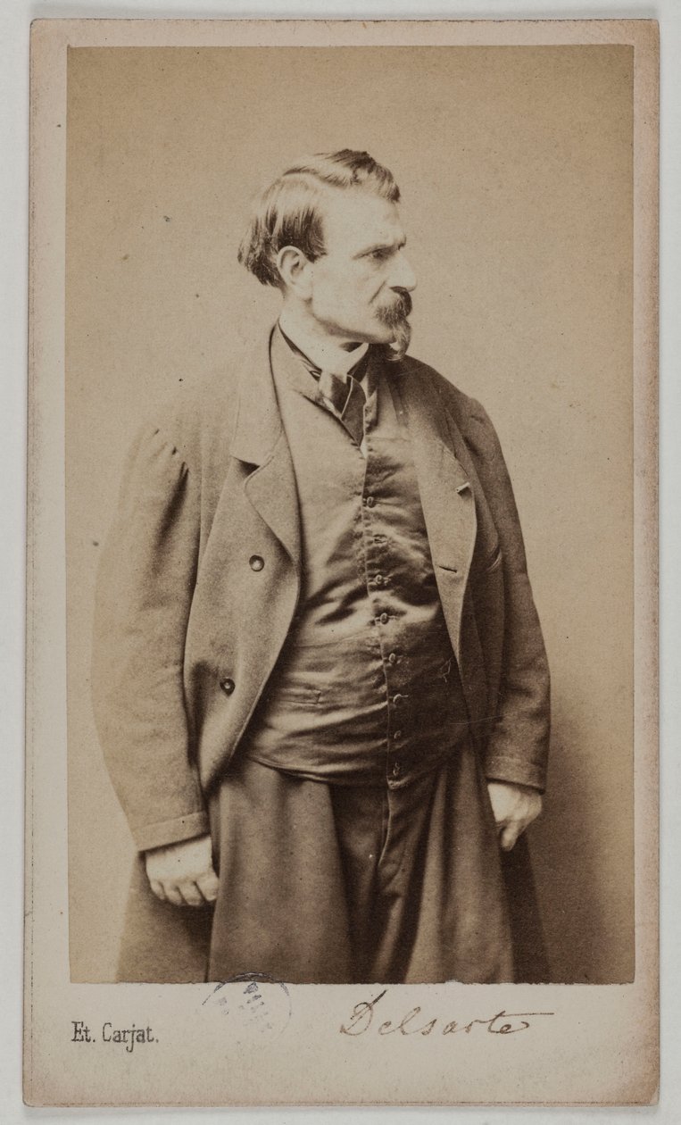 Portrait of François Delsarte, c.1870-90 by Etienne Carjat