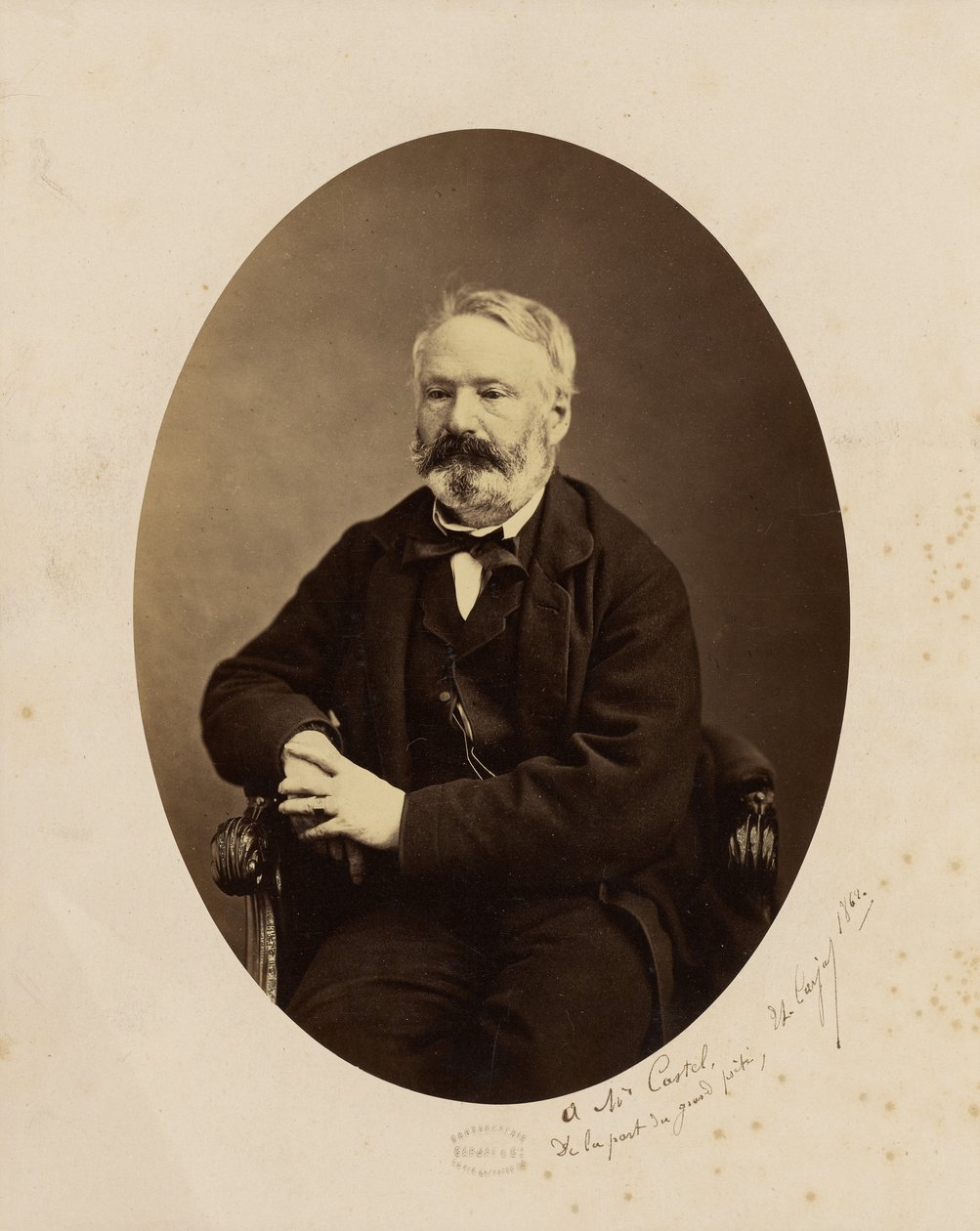 Portrait of Victor Hugo by Etienne Carjat
