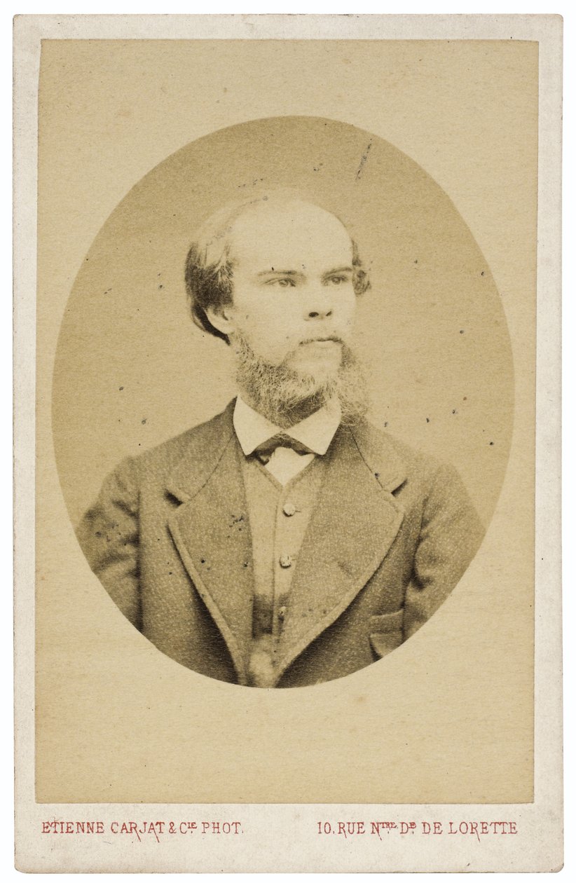 Portrait of the Poet Paul Verlaine, c. 1870 by Etienne Carjat