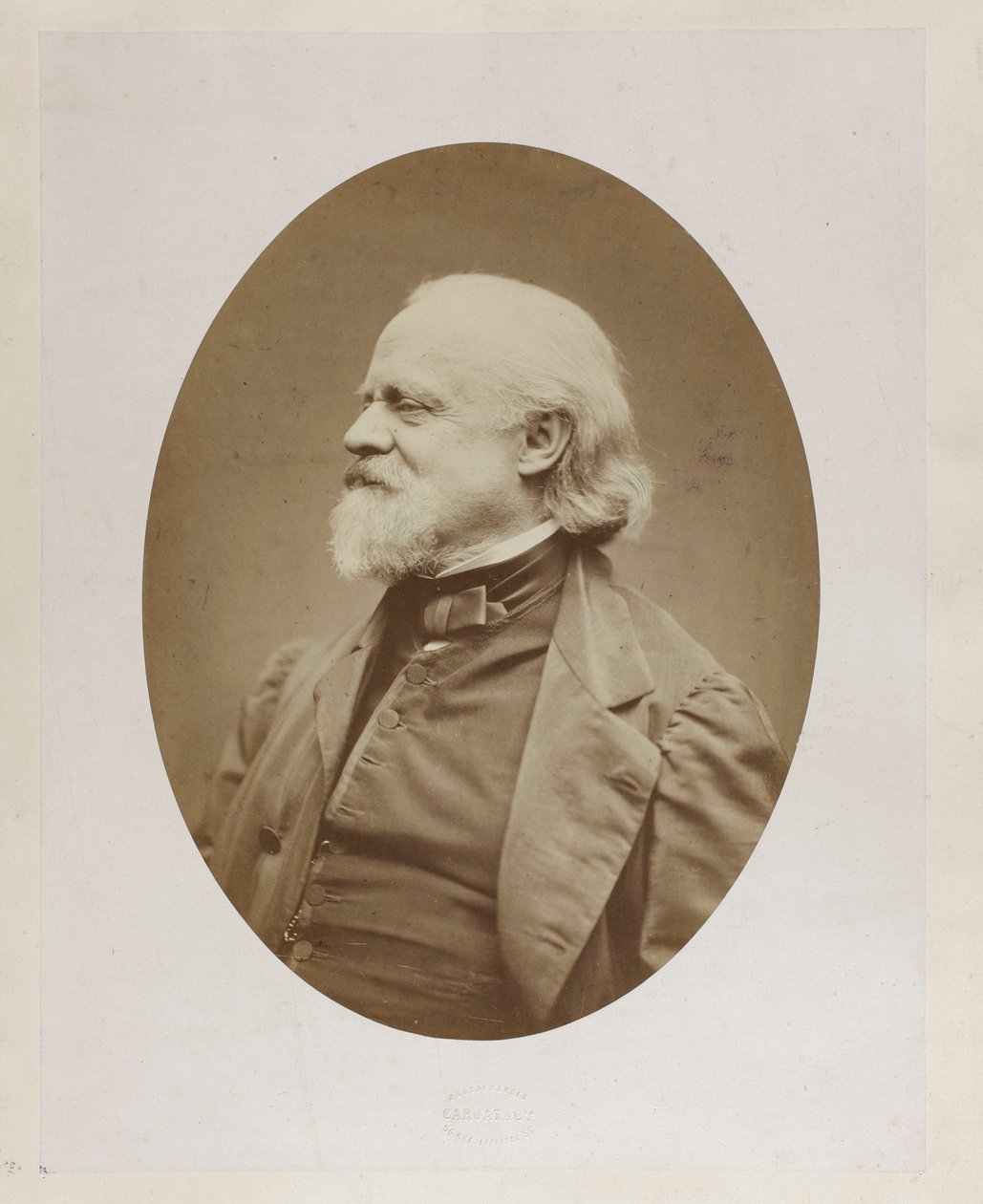 Portrait of Wojciech Grzymała (1793-1871), political activist, emigrant, friend of Fryderyk Chopin by Etienne Carjat