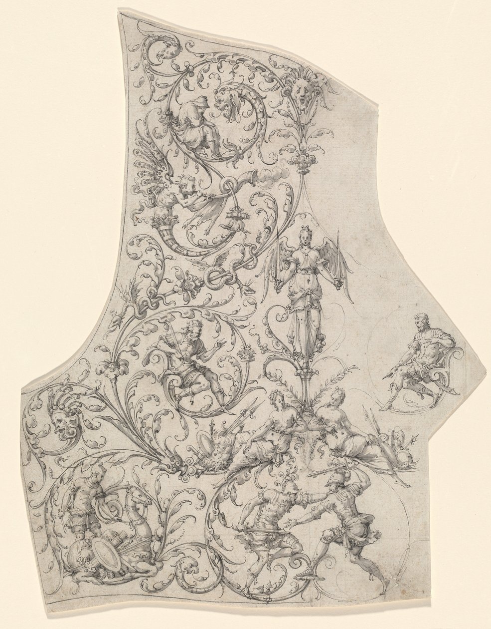 The Backplate of a Suit of Parade Armor by Etienne Delaune