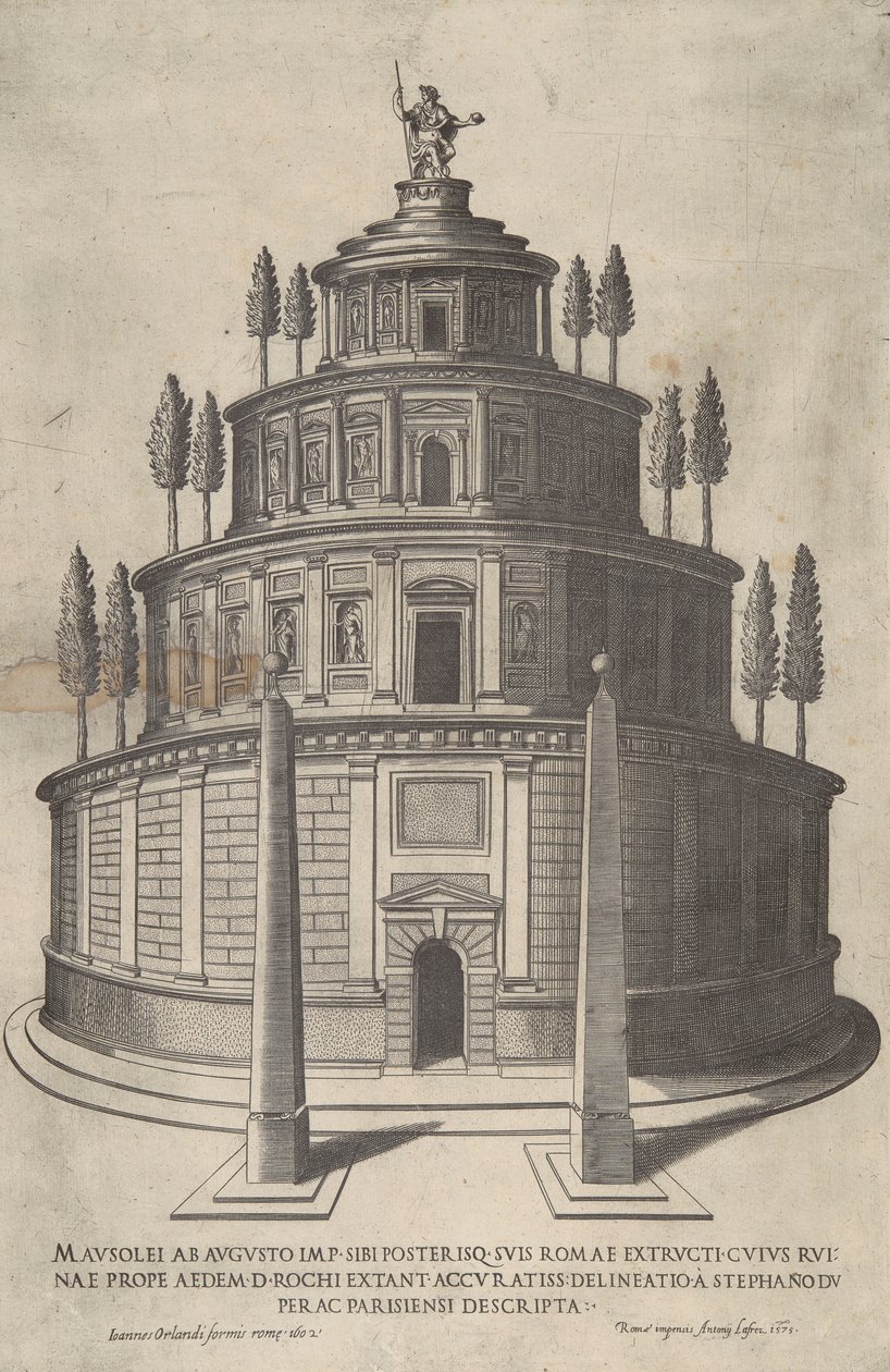 Mausolei Ab Augusto Imp by Etienne Duperac