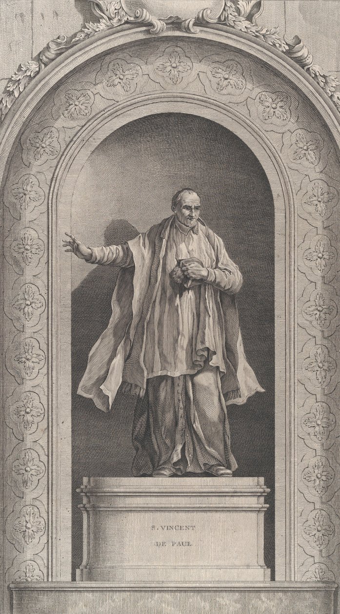 The Chapel of the Enfants-Trouvés in Paris: Saint Vincent de Paul, 1756 by Etienne Fessard