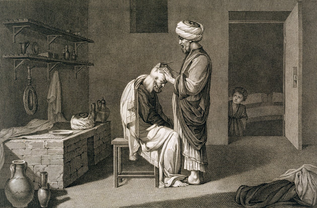 The Barber by Etienne Frederic Lignon
