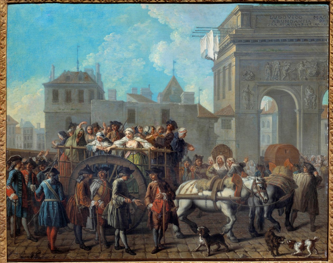 The Conduct of the Girls of Joy in the Salpetriere by Étienne Jeaurat