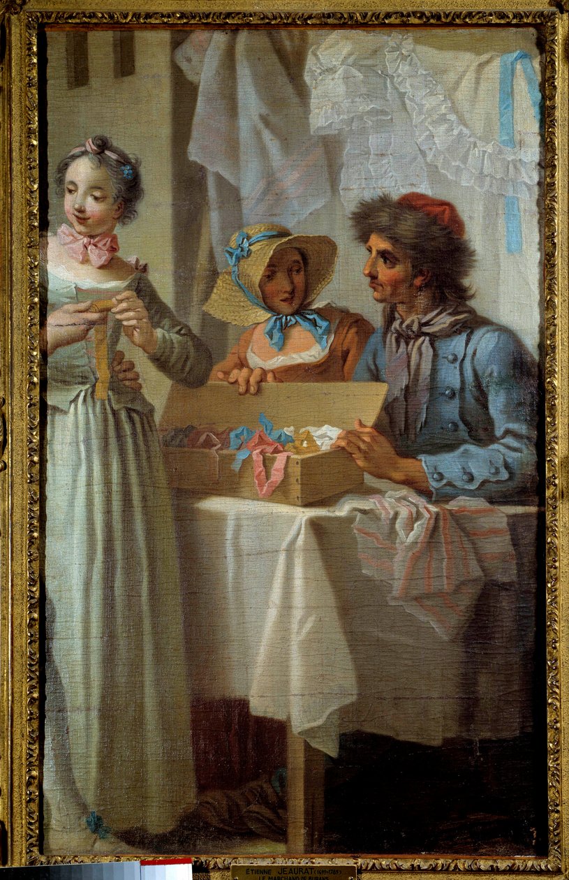 The Ribbons Dealer by Étienne Jeaurat