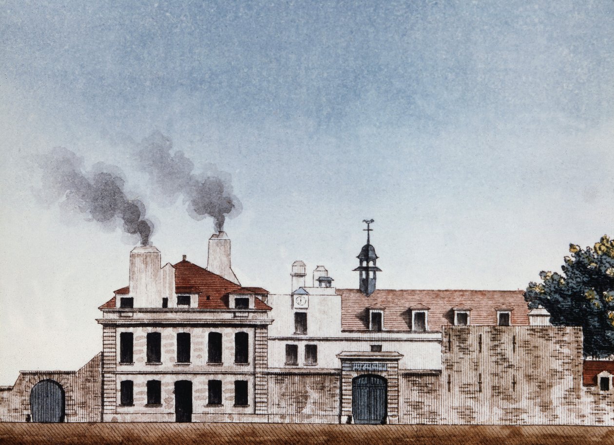 Necker hospital in 1818 by Etienne Jules Thierry
