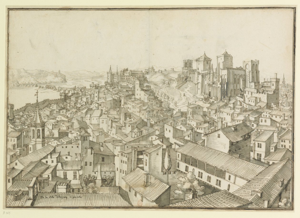 View of the City of Avignon and Surroundings by Etienne Martellange