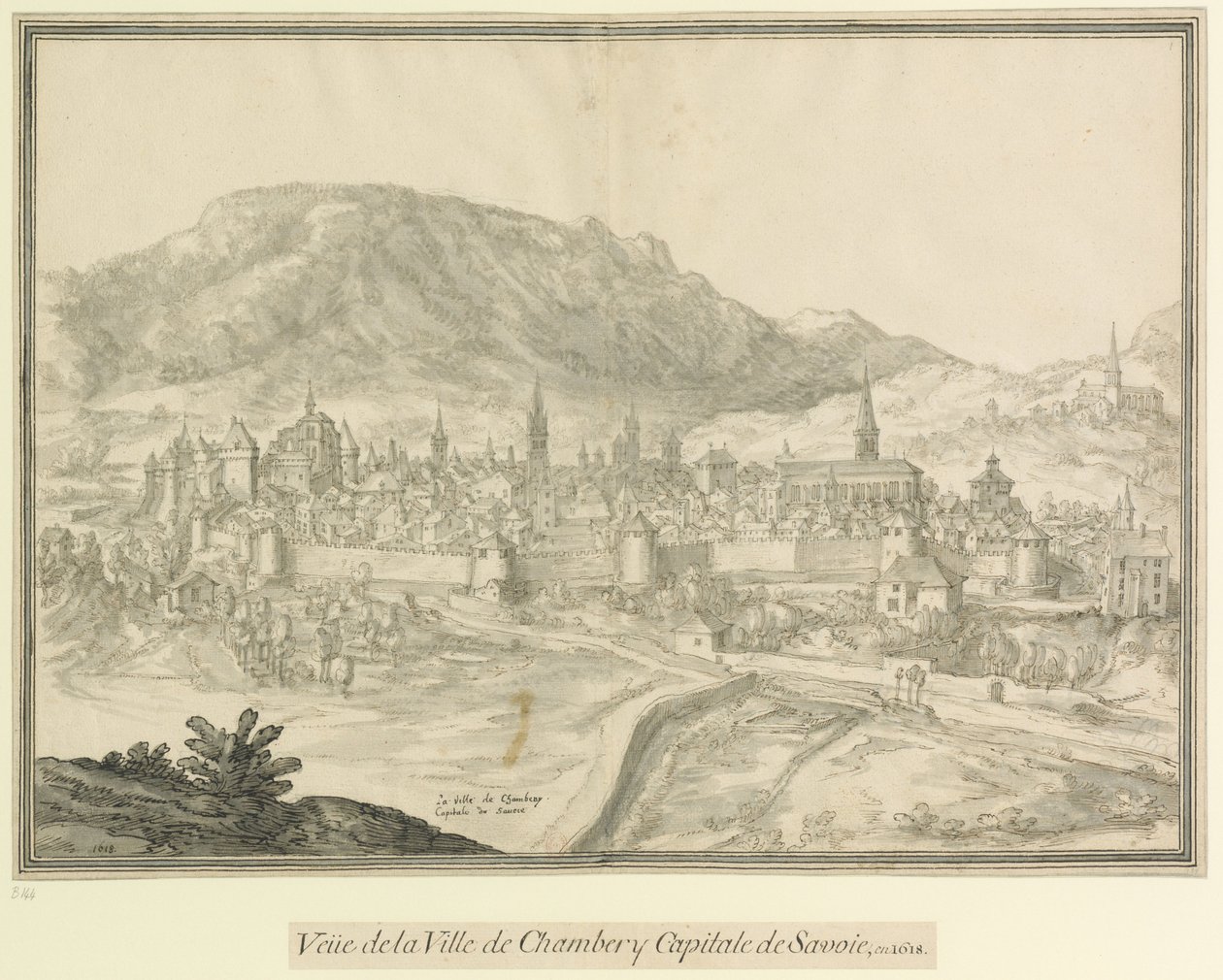 View of the City of Chambéry, Capital of Savoy, 1618 by Etienne Martellange