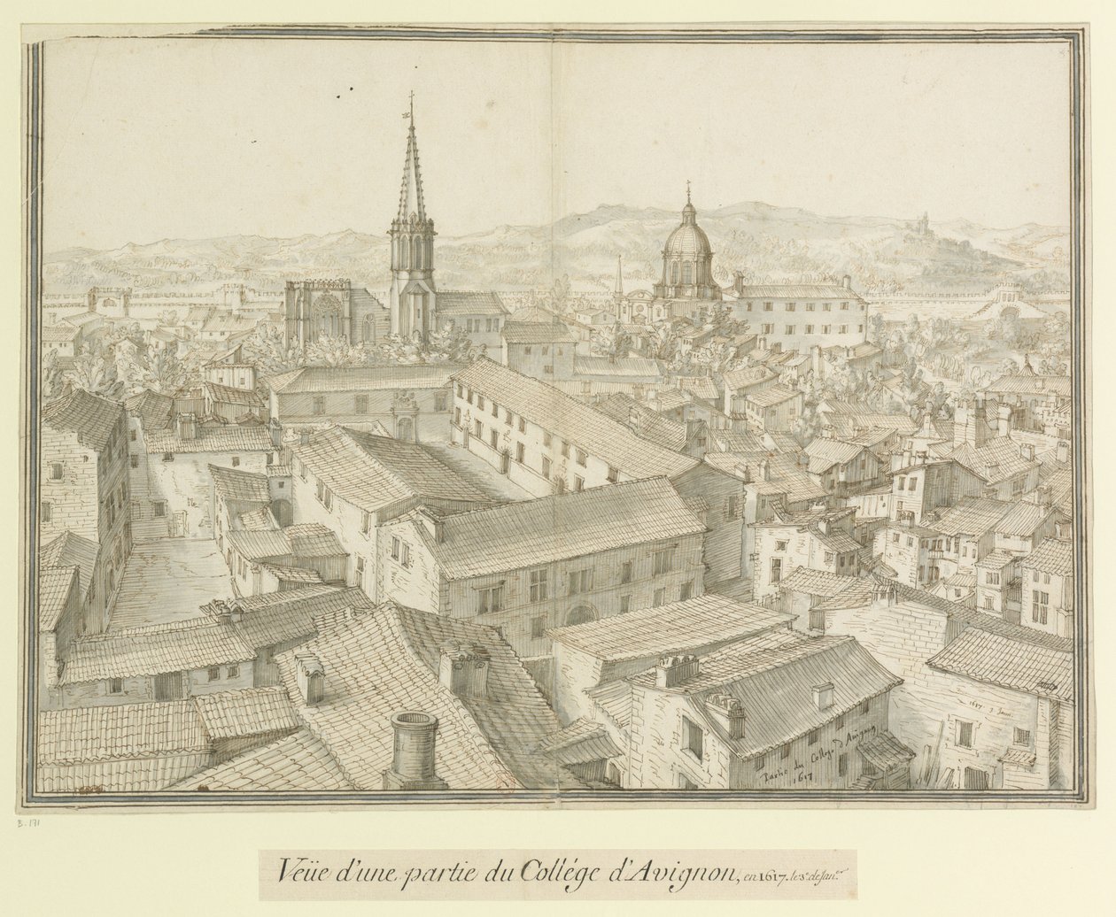 View of a Part of the College of Avignon, 1617 by Etienne Martellange