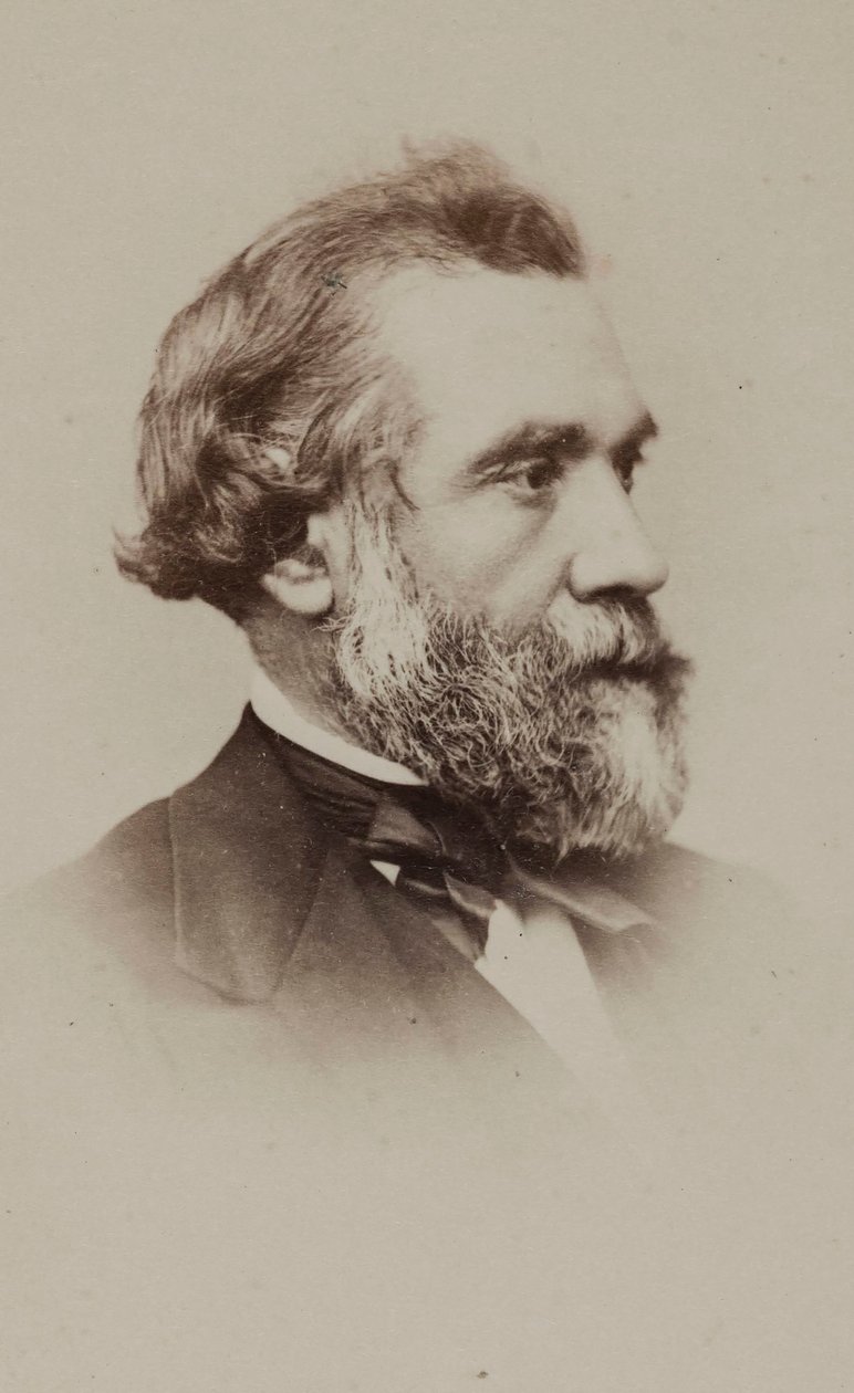 Portrait of the author Alphonse Esquiros, 1812-1876 by Etienne Neurdein