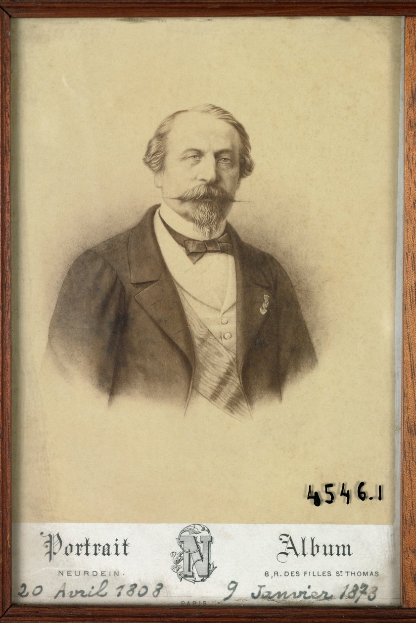 Portrait of Emperor Napoleon III by Etienne & Neurdein Louis Antonin (1846 p. 1915) Neurdein