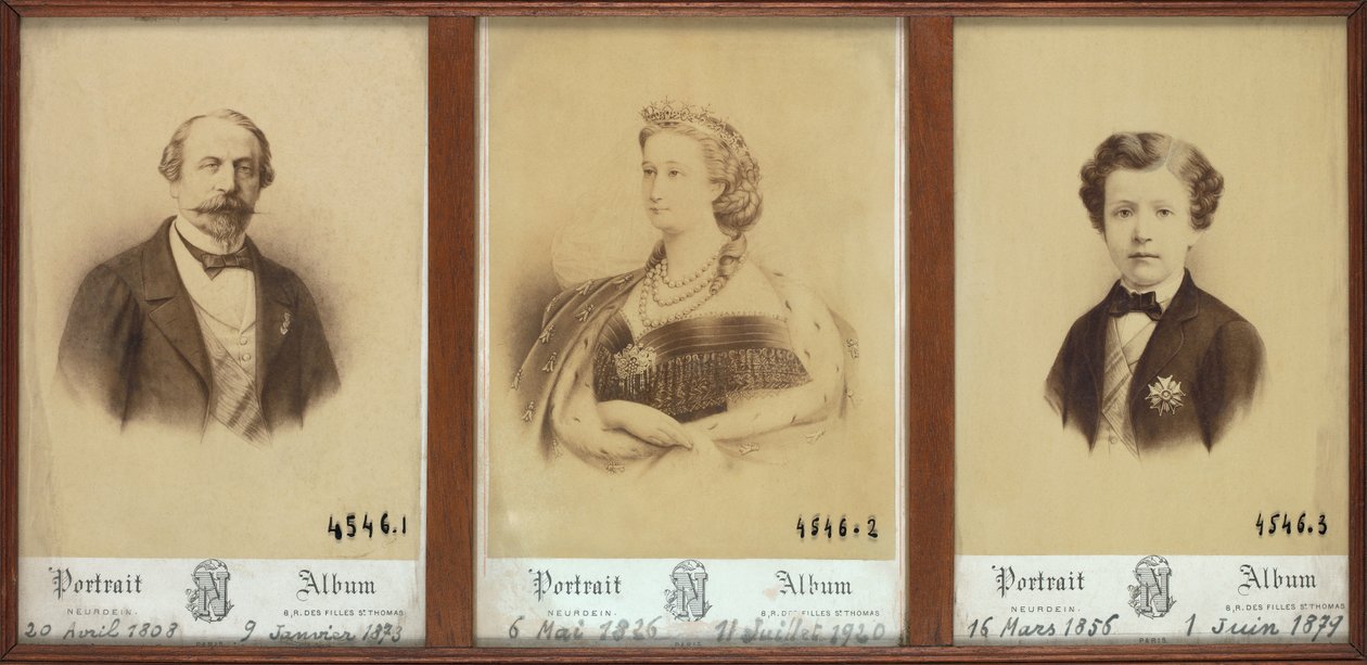 Portrait of the Imperiale Family by Etienne & Neurdein Louis Antonin (1846 p. 1915) Neurdein