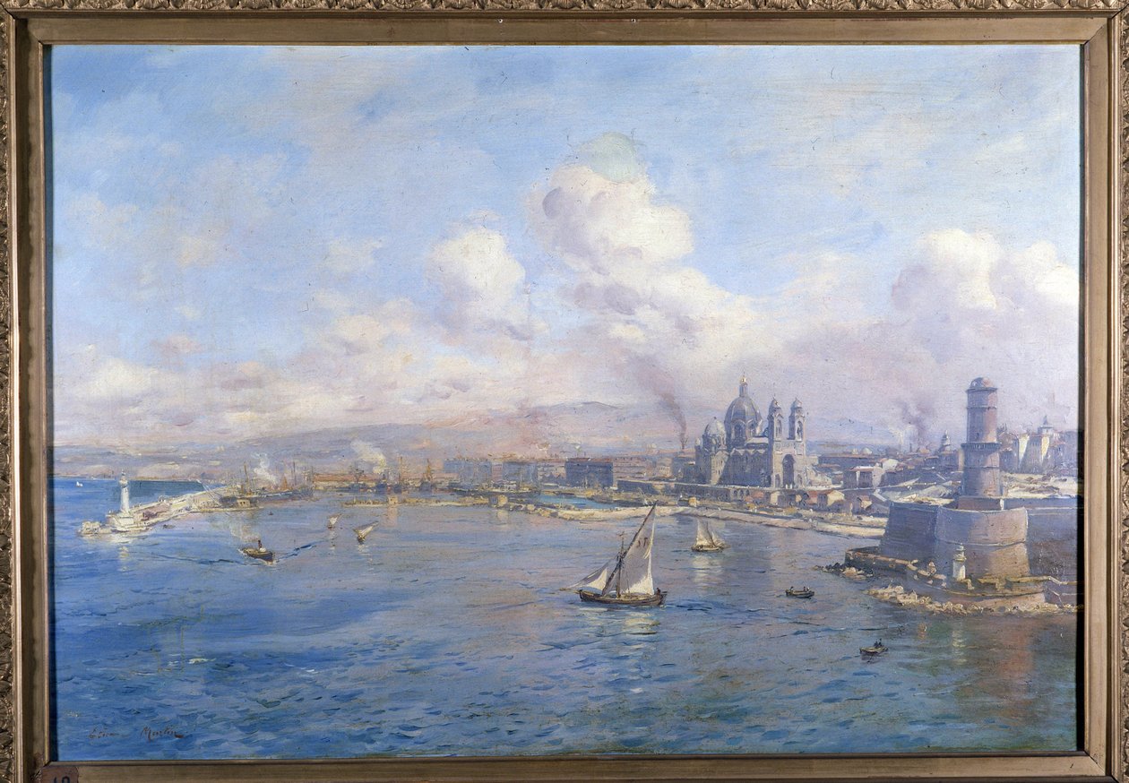 The Joliette Basin and the New Ports in Marseille by Etienne Philippe Martin