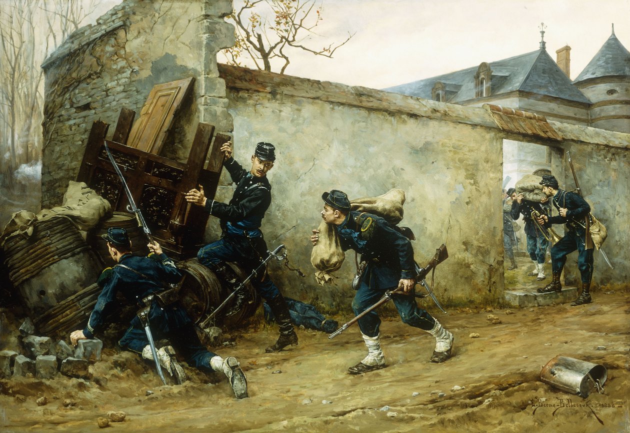 A Surprise Attack by Etienne Prosper Berne Bellecour