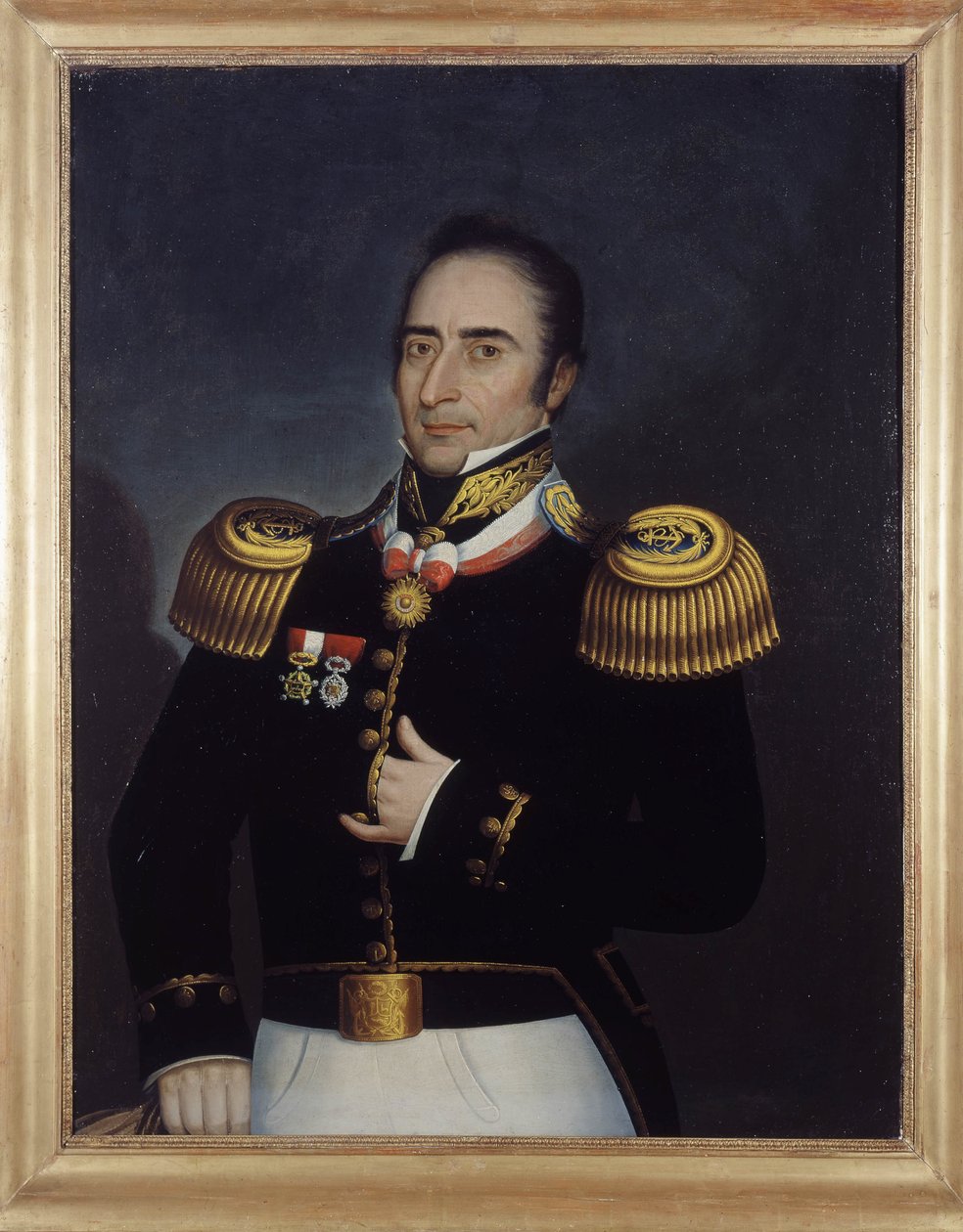 Portrait of Andre Hipolito Bouchard, by Etienne Prosper Berne-Bellecour by Etienne Prosper Berne Bellecour