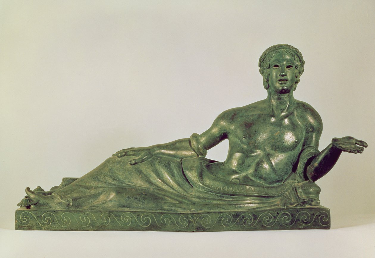 Cinerary Urn by Etruscan