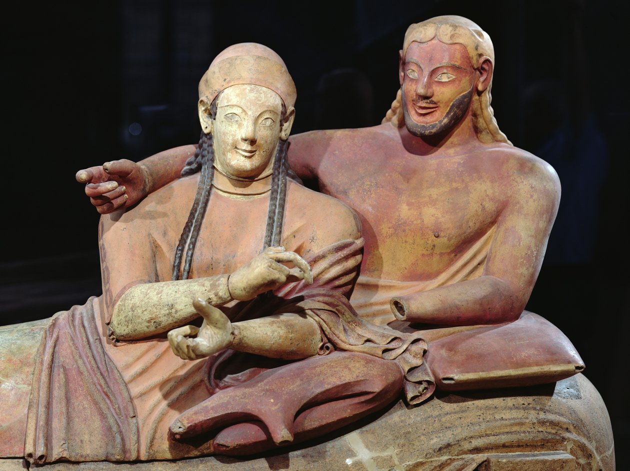 Sarcophagus of the Spouses, from Cerveteri by Etruscan