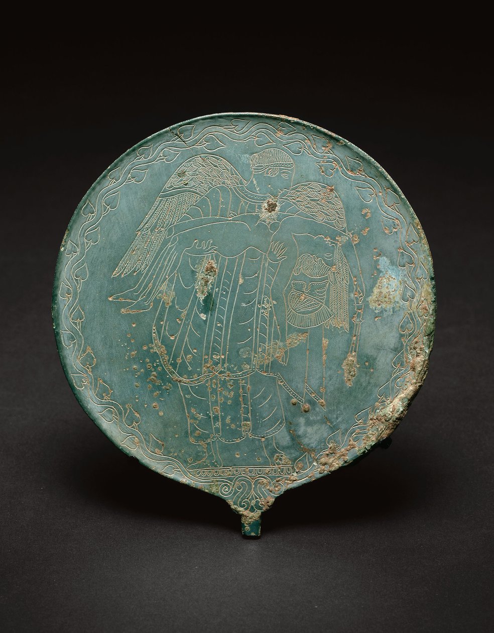 Hand Mirror, 470 BC - 450 BC by Etruscan