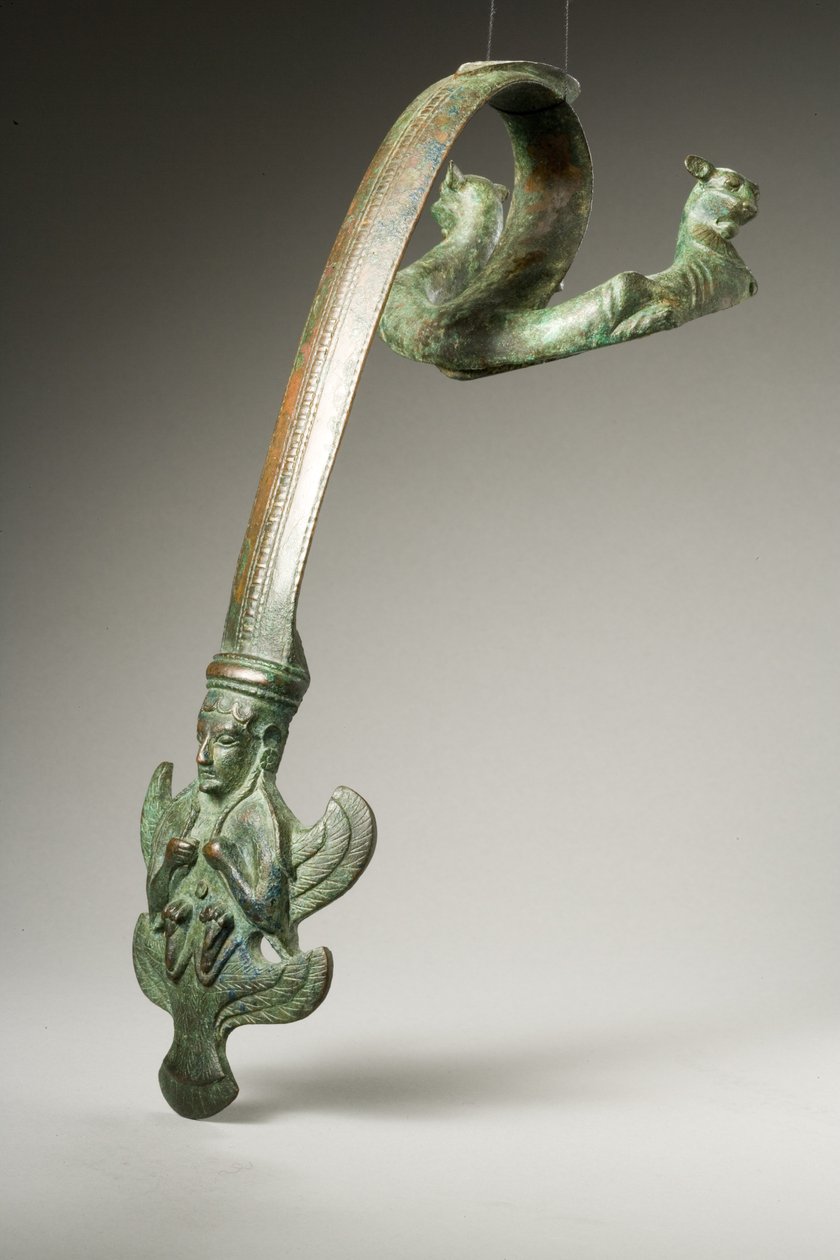 Handle, early 5th century BC by Etruscan