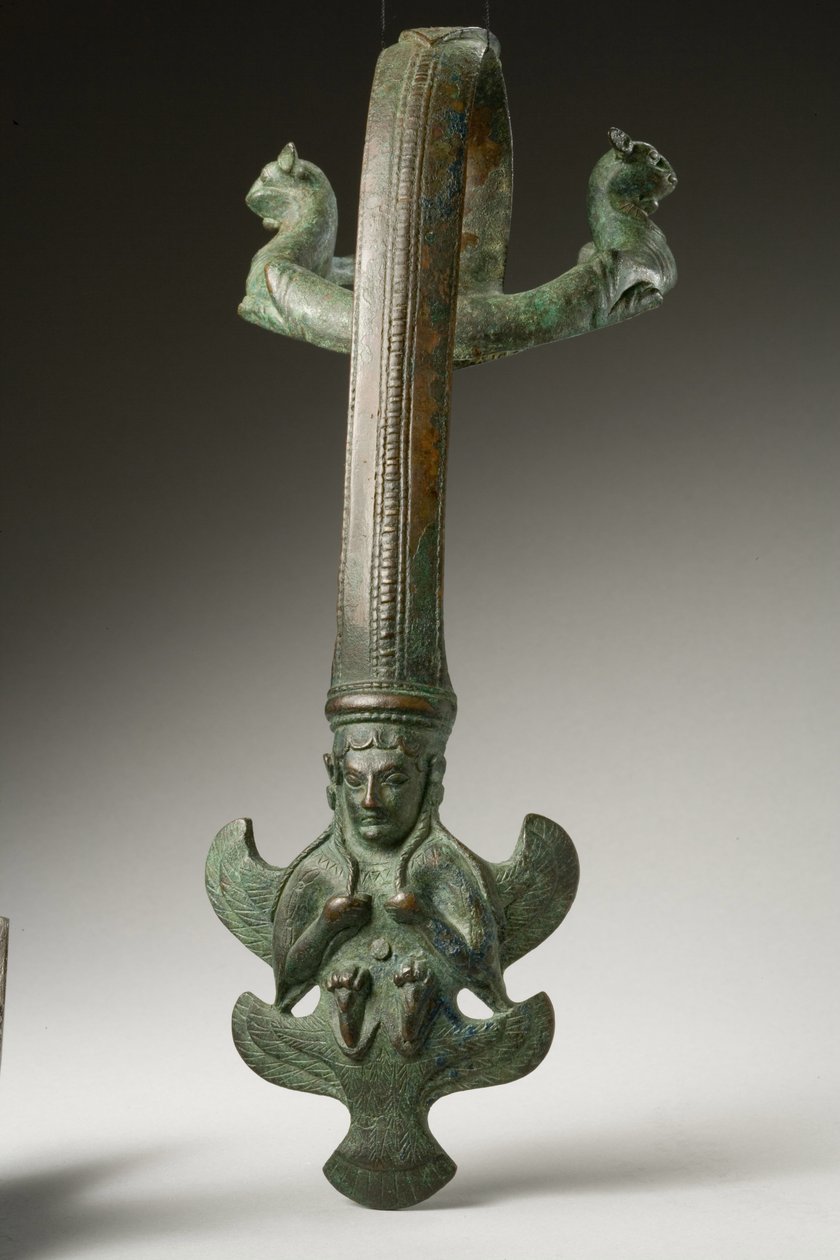 Handle, early 5th century BC by Etruscan