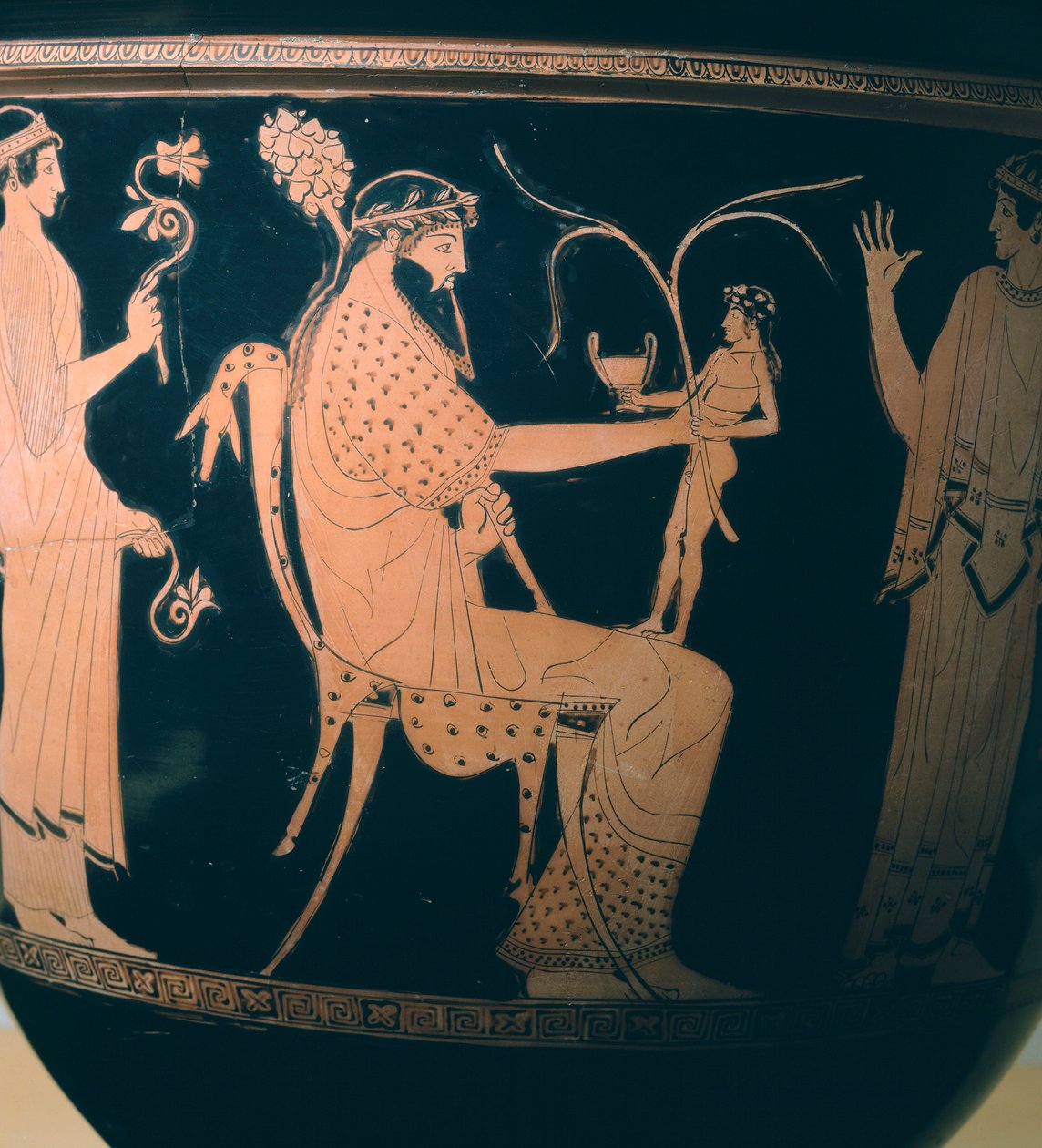 Krater (large vase) by the Altamura Painter (detail) by Etruscan