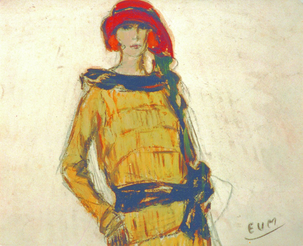 Lady in a Hat by Eugeen van Mieghem