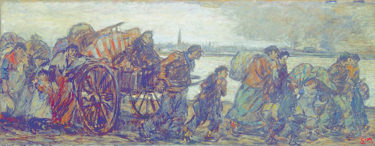 The Refugees by Eugeen van Mieghem
