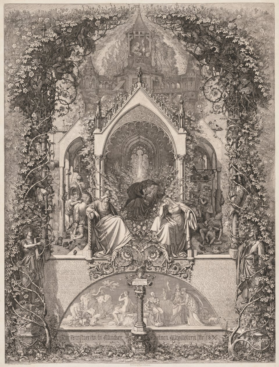 Briar Rose by Eugen Napoleon Neureuther