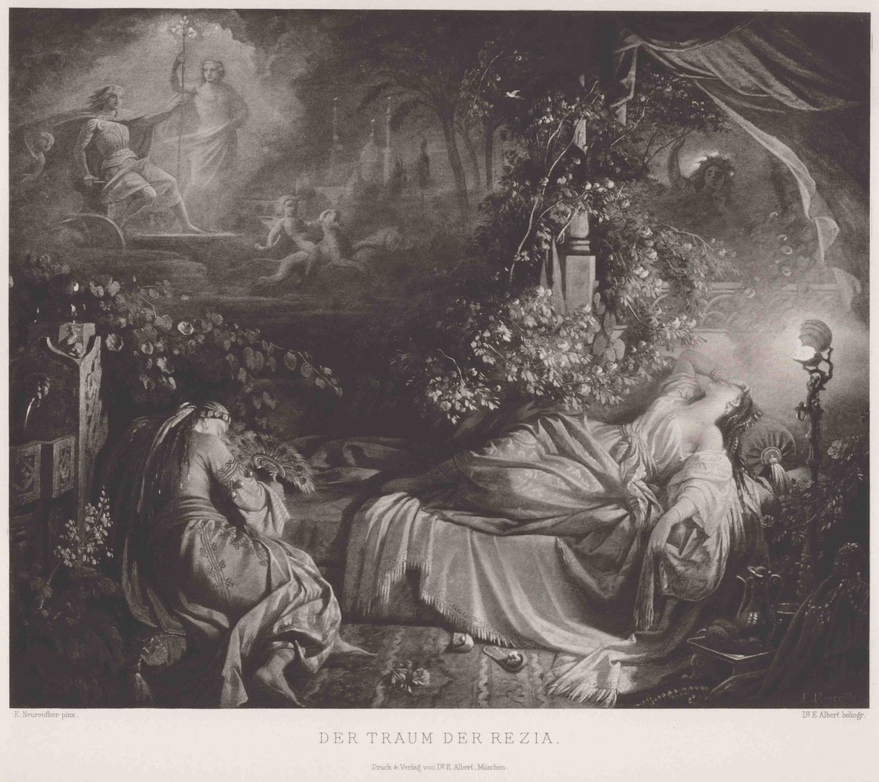 The Dream of Rezia by Eugen Napoleon Neureuther