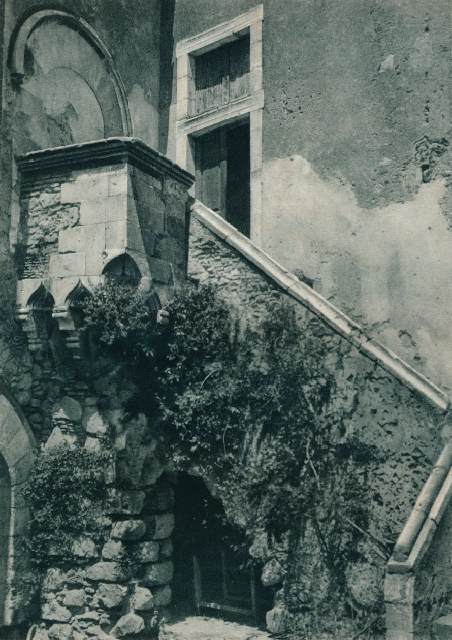 A Quiet Corner of Taormina, Sicily, Italy, 1927 by Eugen Poppel