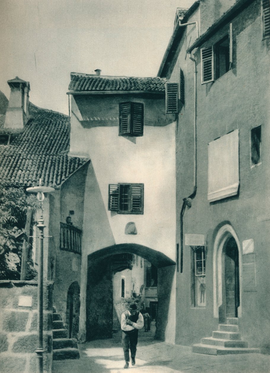 A Quiet Street, Merano, South Tyrol, Italy by Eugen Poppel