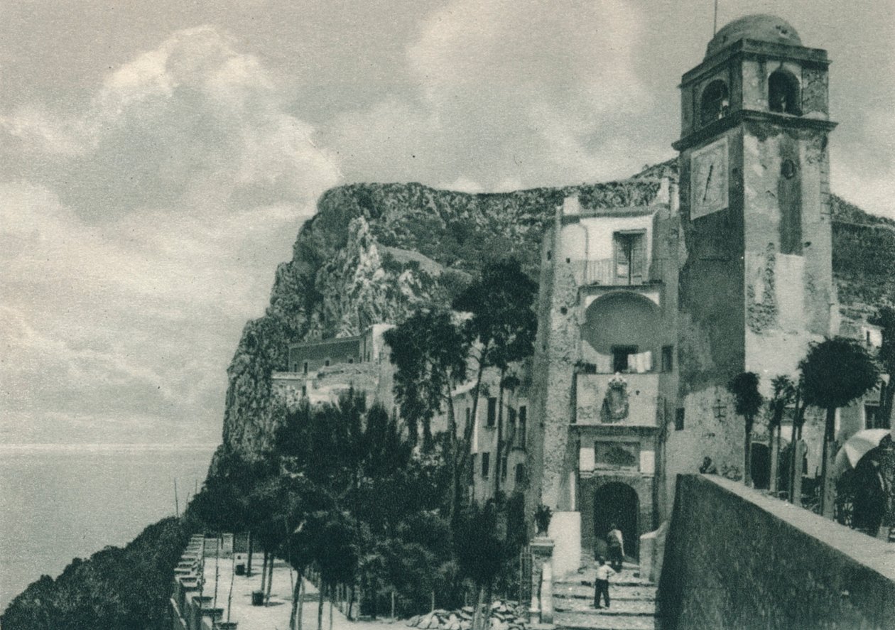 Church on the Shore, Capri, Italy, 1927 by Eugen Poppel
