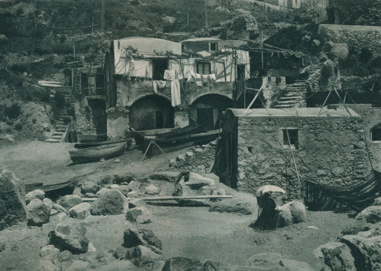 House on the Marina Grande, Capri, Italy, 1927 by Eugen Poppel