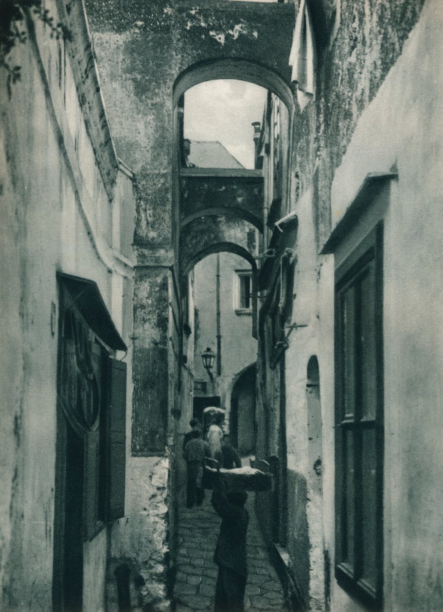 Street of Capri, Italy by Eugen Poppel