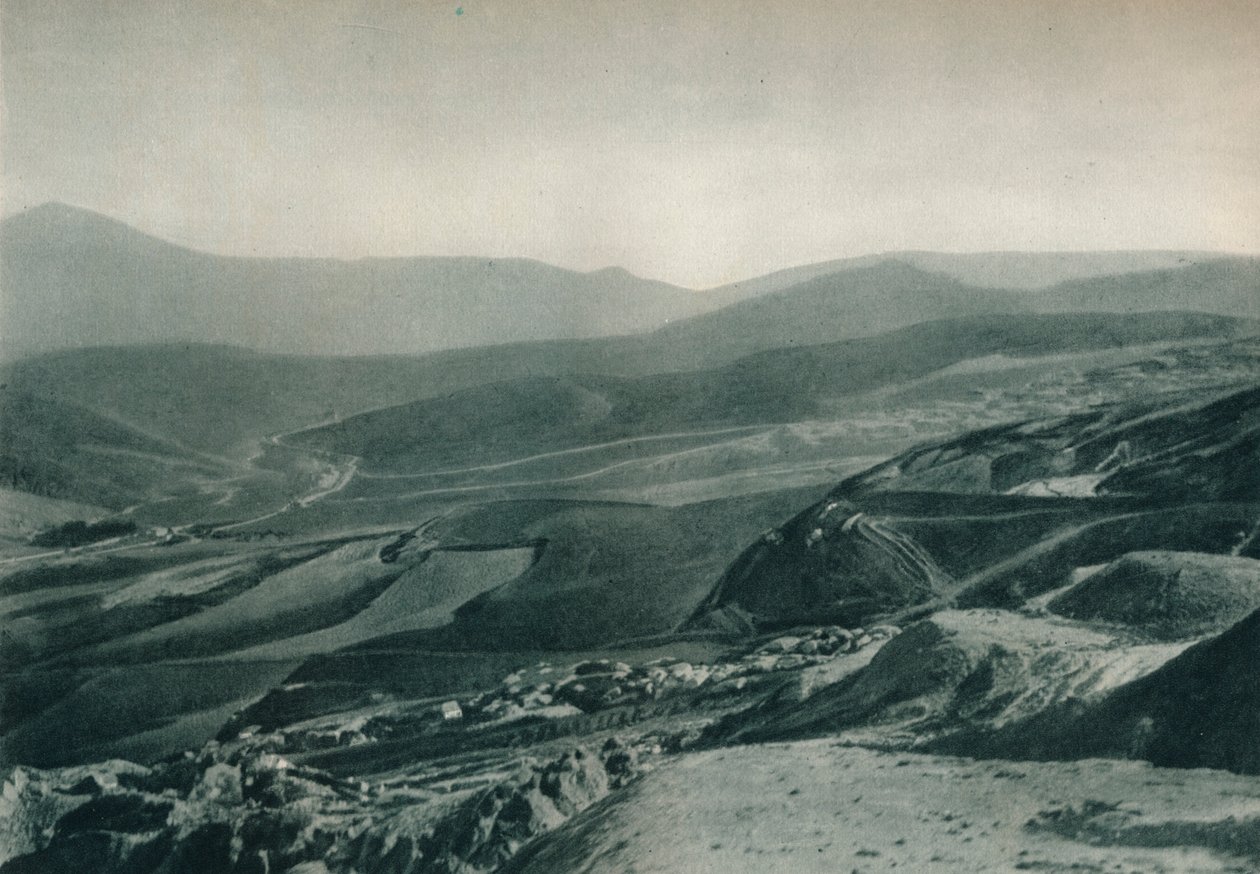 View of the Sulphur Mines, Agrigento, Sicily, Italy, 1927 by Eugen Poppel