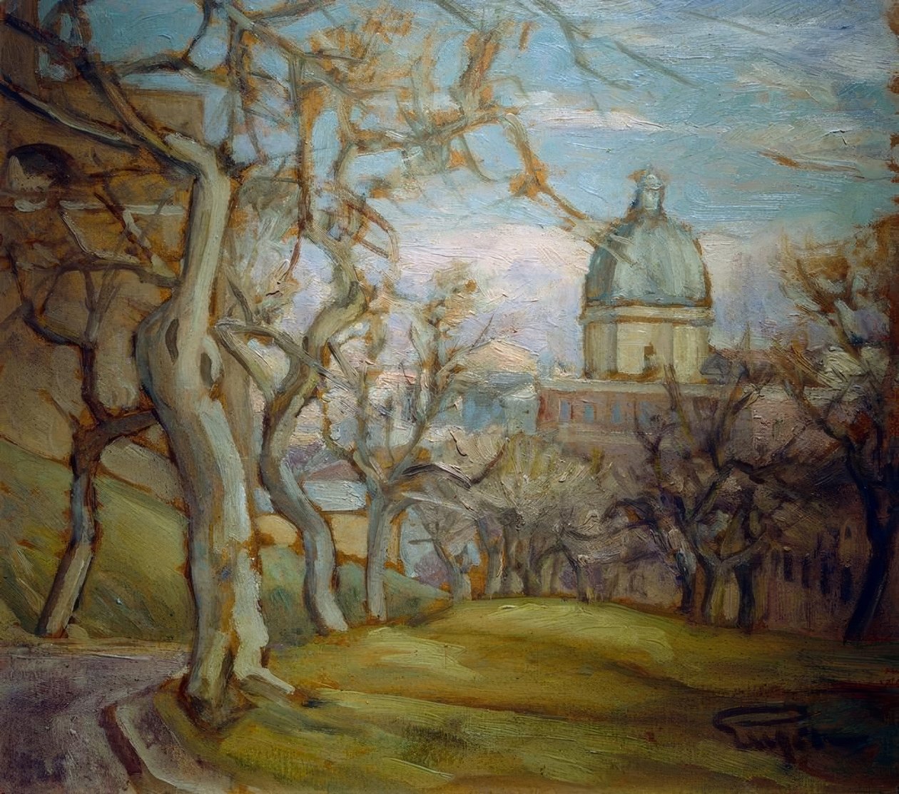 Below Monte Gianicolo by Eugen Prinz von Schweden