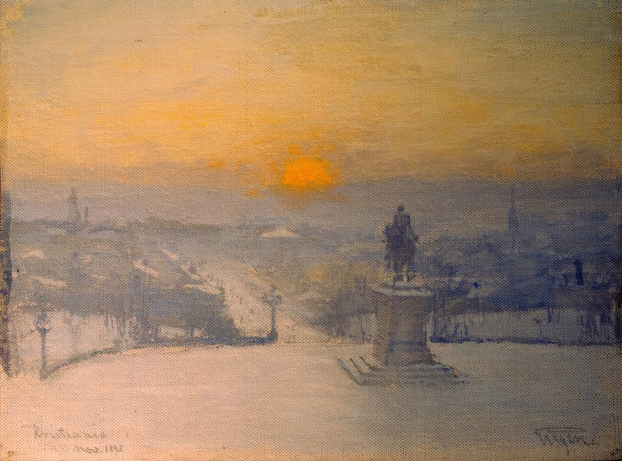 Sunrise, Kristiania by Eugen Prinz von Schweden