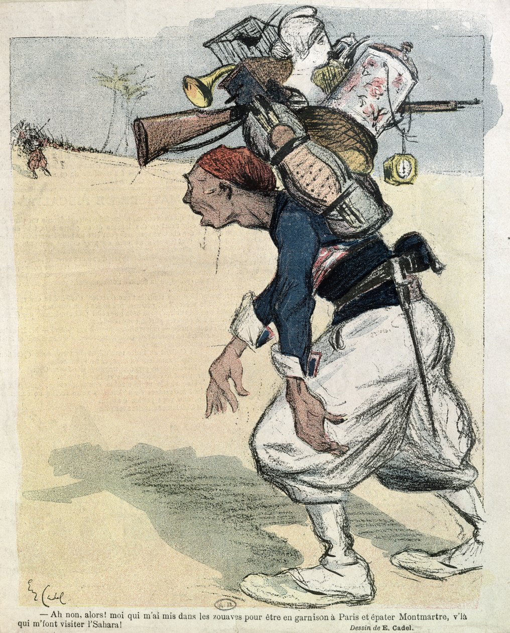 A Weary and Disappointed Soldier by Eugene Cadel